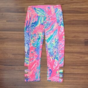 Lilly Pulitzer Luxetic Cropped Leggings Size Small